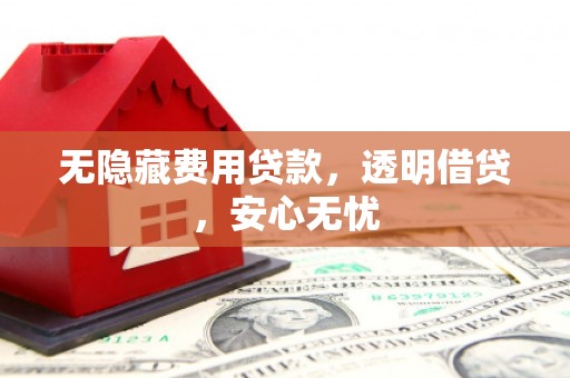 弥陀无隐藏费用贷款，透明借贷，安心无忧