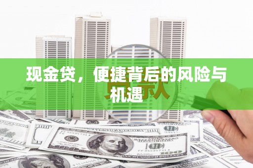 弥陀现金贷，便捷背后的风险与机遇