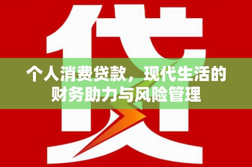 弥陀个人消费贷款，现代生活的财务助力与风险管理