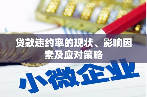 弥陀贷款违约率的现状、影响因素及应对策略