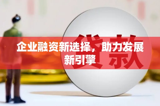 弥陀企业融资新选择，助力发展新引擎
