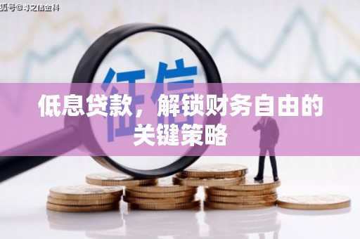 弥陀低息贷款，解锁财务自由的关键策略