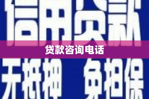 弥陀贷款咨询电话