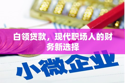 弥陀白领贷款，现代职场人的财务新选择