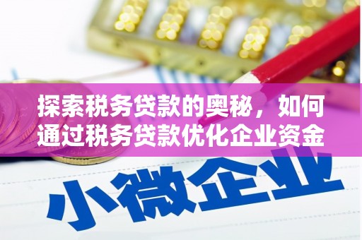 弥陀探索税务贷款的奥秘，如何通过税务贷款优化企业资金流