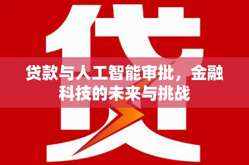 弥陀贷款与人工智能审批，金融科技的未来与挑战