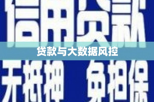 弥陀贷款与大数据风控