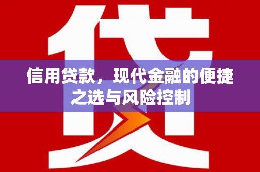 弥陀信用贷款，现代金融的便捷之选与风险控制