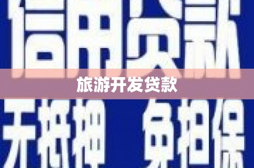 弥陀旅游开发贷款