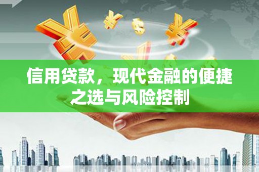 弥陀信用贷款，现代金融的便捷之选与风险控制
