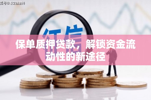 弥陀保单质押贷款，解锁资金流动性的新途径