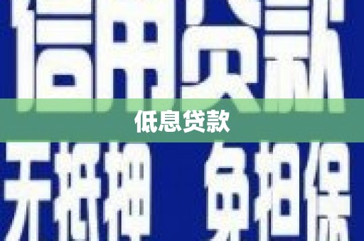 弥陀低息贷款