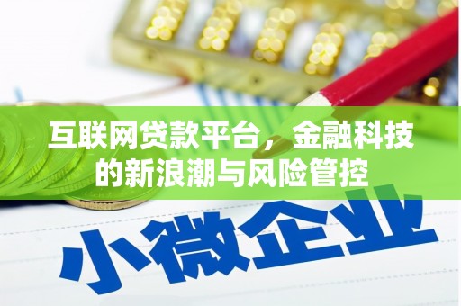 弥陀互联网贷款平台，金融科技的新浪潮与风险管控