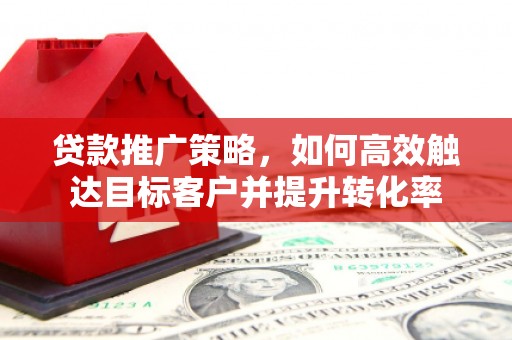 弥陀贷款推广策略，如何高效触达目标客户并提升转化率