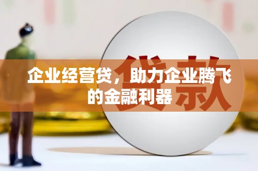 弥陀企业经营贷，助力企业腾飞的金融利器