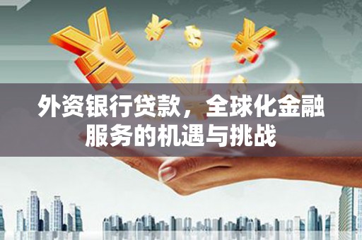 弥陀外资银行贷款，全球化金融服务的机遇与挑战