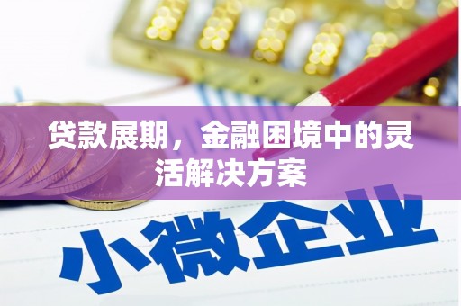弥陀贷款展期，金融困境中的灵活解决方案
