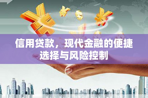 弥陀信用贷款，现代金融的便捷选择与风险控制