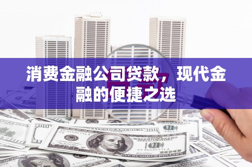 弥陀消费金融公司贷款，现代金融的便捷之选