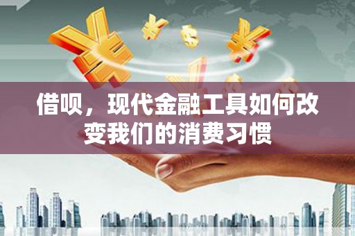 弥陀借呗，现代金融工具如何改变我们的消费习惯