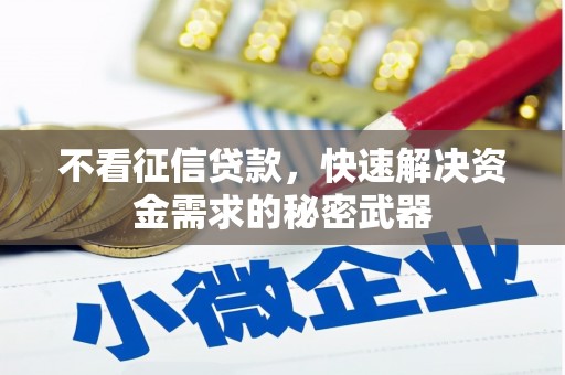 弥陀不看征信贷款，快速解决资金需求的秘密武器