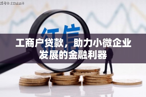 弥陀工商户贷款，助力小微企业发展的金融利器