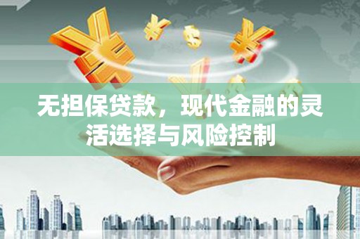 弥陀无担保贷款，现代金融的灵活选择与风险控制