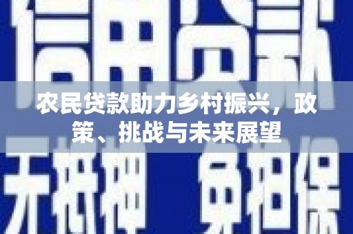 弥陀农民贷款助力乡村振兴，政策、挑战与未来展望