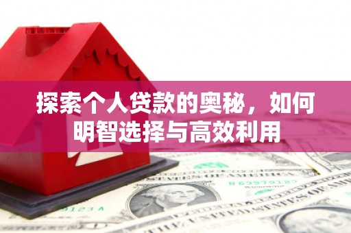弥陀探索个人贷款的奥秘，如何明智选择与高效利用