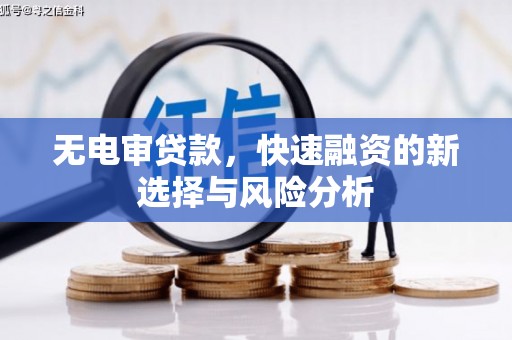 弥陀无电审贷款，快速融资的新选择与风险分析
