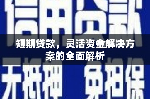 弥陀短期贷款，灵活资金解决方案的全面解析