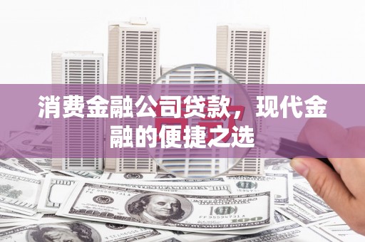 弥陀消费金融公司贷款，现代金融的便捷之选
