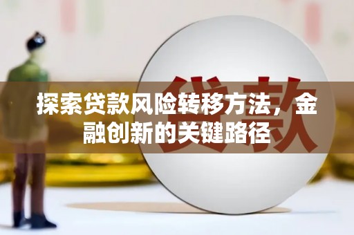 弥陀探索贷款风险转移方法，金融创新的关键路径