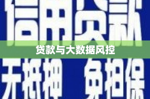 弥陀贷款与大数据风控